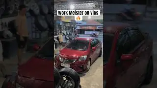 Vios pakai velg Work Meister ring 17 🔥 #vios #vioslimo #velgcelong #youtubeshorts