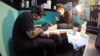 Lighthouse Tattoo Time-lapse(Color)