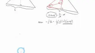 Finding the Area of an Oblique Triangle (SAS)