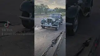 classic car towing