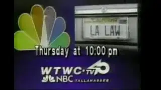 WTWC-TV 40 (NBC - Tallahassee, FL) Sign-off | 12/21/1991