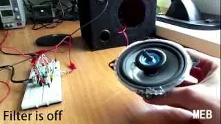 Testing Active Low - Pass Filter IC TL062
