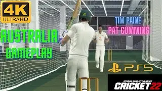 Cricket 22 - The Nets Challenge Update | Australia Team | 4K HDR | PS5 Gameplay