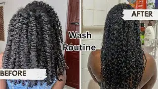 My Realistic Wash Day Curly Hair Routine