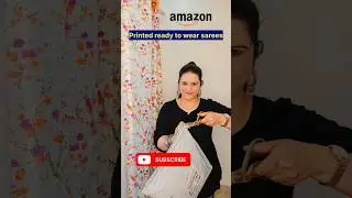 Amazon Printed ready to wear sarees haul| Officewear&Partywear Sarees haul|#readytowearsaree#saree