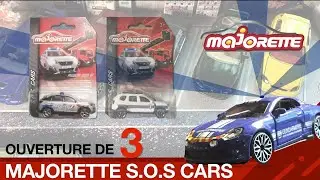 Ouverture de 3 Majorette S.O.S Cars 2025