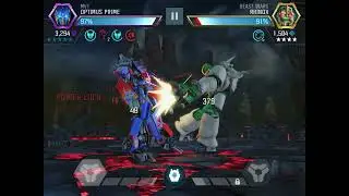 Optimus Prime (MV1) vs Rhinox (Beast Wars) | Transformers : Forged to Fight