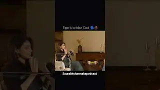 Ego is a false God. 🗣️🥀 __podcast #podcastcommunity @saurabhsharmakapodcast