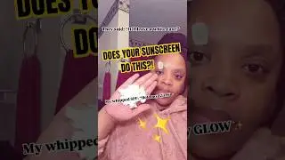 😲WATCH ME GLOW 🙅🏽&zwj;♀️NO WHITE CAST | VACATION INC CLASSIC WHIP GLOW SPF✨🧴 #shorts #glowsunscreen #fyp