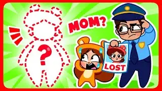 Where is my mommy? 😭 I Lost My Mom 😭 Kids Cartoon