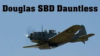 Douglas SBD Dauntless | giant scale RC airplane | 4K | Holesov 2022