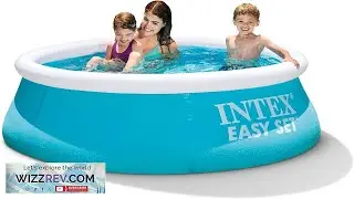 Intex 28101EH Easy Set Inflatable Swimming Pool: 6ft x 20in &ndash; Puncture Resistant Review