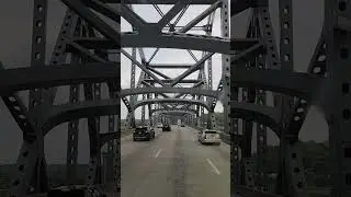 crossing the bridge from Ohio to Kentucky! #usa #Ohio #kentucky #Bridge