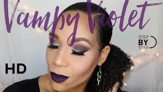 Vampy Violet - Valentine's Hair & Makeup Look  | Tia Kirby