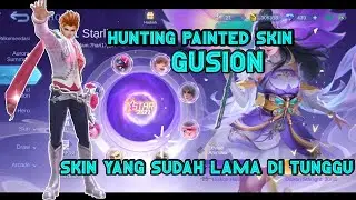 GUSION SKIN SPECIAL PAINTED ROMANTIC LIAISON | gameplay  on rank