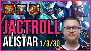 JACTROLL - ALISTAR vs. THRESH Support | EUW GRANDMASTER | PATCH 11.1