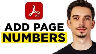 How To Add Page Numbers in PDF Adobe Reader (2026) - Full Tutorial!