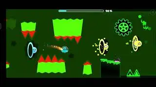 One of my worst deaths ever!!! 😭😔😡 Playing Hard Geometry Dash Levels!!! MINDENKI BY TREXHUN DONE!!!