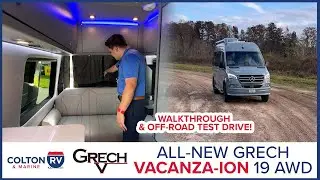 Совершенно новый Grech RV Vacanza-ion 19 AWD! Экскурсия и тест-драйв по бездорожью!