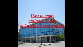 How to Apply  Online for PUCIT 2019/PUCIT Admissions 2019