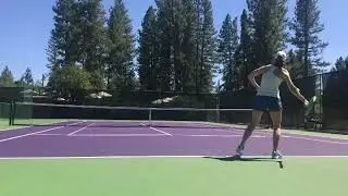 Tennis Self feed ground strokes