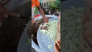 7 year old boy making and selling pani puri on street .  street food #shorts