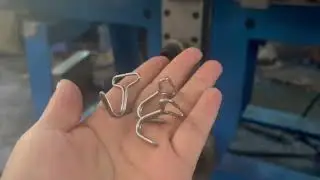 steel hanger hook making machine #machine #hookmakingmachine