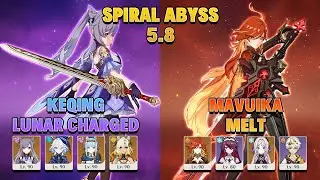 Yuheng and Pyro Archon vs Spiral Abyss 5.8 | C4 Keqing & C0 Mavuika | Genshin impact 5.8