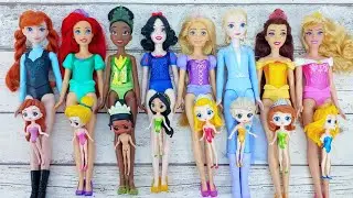 Cute Miniatures Disney Princess Frozen ELSA & Annall! elsa satisfying unboxing ~ MATTEL TOYS