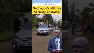 See How Gachagua Arrived at Eugene Wamalwa DAP-Kenya meeting today