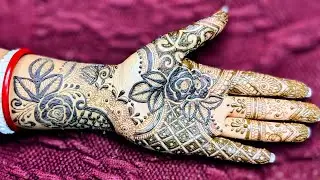 Full Hand Bridal Mehndi Design 🌸 Rose Pattern Mehndi | Easy & Beautiful Mehndi Tutorial 2026