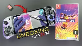 NBA 2K24 Kobe Bryant Edition Nintendo Switch Unboxing + Gameplay MyCAREER
