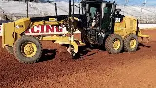 CAT 12M3 3DmmGPS on Charlotte Dirt Track