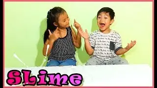 Kids Making Colorfull Sparkling Rainbow Slime With Surprise Box Playtime Hafiz