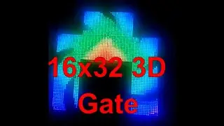 Pixel led 16x32 3D gate IC controller