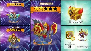 #393. Dragon city | Empower Redemption Wulf, Brutality, Conquest dragons | Open Redemtion Gold Chest