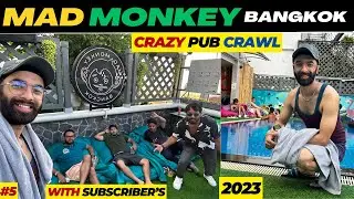 The Best Bangkok Party In Rs. 900 Only . The Mad Monkey Bangkok Pub Crawl - you need to see this