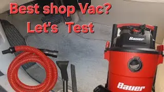 Harbor Freight | Bauer 6 gallon Shop Vacuum Great for Automotive Detailing 