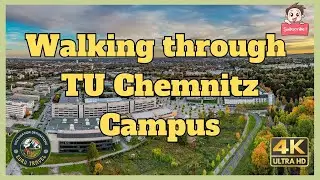 Walking in the TU Chemnitz Campus. Germany&rsquo;s one of the best University