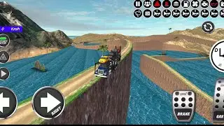Big truck simulator game 🤣🎮 পাহাড়ের রাস্তায় বড়ো ট্রাক গেম #gamingvideos #games #trucksimulator 
