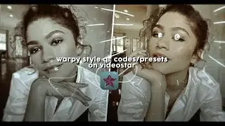 warpy style qr codes/presets on videostar #2 *SMOOTH*!!