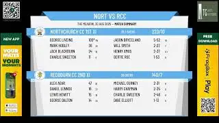 Northchurch CC 1st XI v Redbourn CC 2nd XI