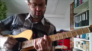Hybrid picking movable COUNTRY GUITAR LICKS using open strings & double stops (with TABS)