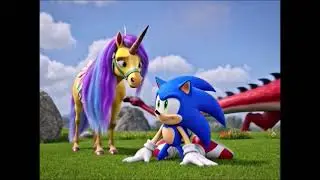 Sonic the Hedgehog and Erica and Leaf from Unicorn Academy 2026 part 2
