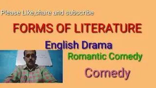 Form of Drama || English Literature||TGT/ PGT