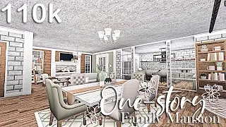 One-Story Family mansion | Bloxburg House build | Hxsna ･ﾟ✧