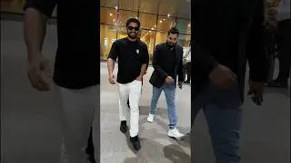 🔥 Allu Arjun Spotted At Airport Arrival | Stylish Entry Of The Icon Star ✈️✨