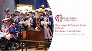 Gottesdienst der Mainzer Garden 2026 mit Domdekan Henning Priesel