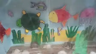 Ocean craft #craftideas made by Garvit class 1 project 