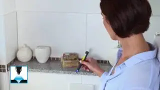 Repair damaged marble with BLUFIXX
